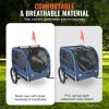 Dog Bike Trailer, Supports up to 100 lbs, Pet Cart Bicycle Carrier, Easy Folding Frame with Quick Release Wheels, Universal Bicycle Coupler