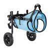Dog Wheelchair for Back Legs, Adjustable 2 Wheels Pet Wheelchair, Lightweight Dog Cart with Shock-Absorbing Wheels