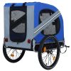 Large Folding Bike Trailer for Dogs – 120LB Capacity All-Terrain Pet Carrier, Durable Steel Frame for Cycling, Jogging, Camping & Outdoor Adventures