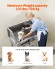 34" Dog Washing Station, Stainless Steel Pet Grooming Tub Bathtub, Professional Dog Wash Sink with Shower, Faucet, Soap Holder