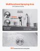 Stainless Steel Dog Washing Station, 61 inch Pet Grooming Tub w/ Ramp, Water Filter Board