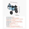 Dog Wheelchair for Back Legs, Adjustable 2 Wheels Pet Wheelchair, Lightweight Dog Cart with Shock-Absorbing Wheels