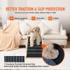 Dog Ramp, Folding Pet Ramp for Bed, Adjustable Dog Ramp for Small, Large, Old Dogs & Cats, Wooden Pet Ramp with 47.2" Long Ramp