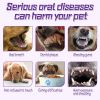 Yegbong Pet Toothbrush For Dogs, Pet Oral Cleaning Dental Stains Dental th Care