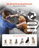 Stainless Steel Dog Washing Station, 61 inch Pet Grooming Tub w/ Ramp, Water Filter Board