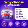 Dog Multivitamin Chewable with Glucosamine 20 in 1 Dog Vitamins and Supplements Senior & Puppy Multivitamin for Dogs Pet Joint Support Health Immunity