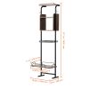 Pet Feeding Station with Storage, Elevated Dog Bowls, Raised Dog Bowl Stand, Dog Food Storage and Feeder Station with Storage Shelves