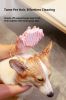 Dog Bath Brush,Pet Bath Comb Brush Soothing Massage Rubber Comb,Pet bathing brush